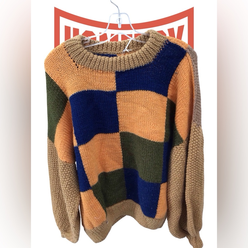 Colorful‎ Patchwork Sweater